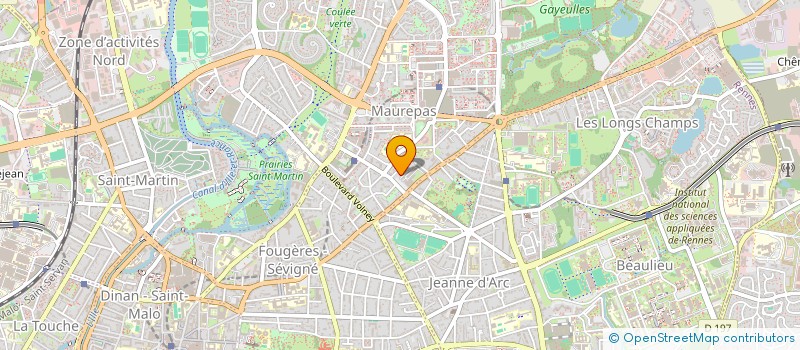 localisation de l'entreprise BRETAGNE ELEC  RENNES