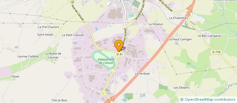localisation de l'entreprise BRETAGNE ELEVAGE SERVICES à LOUDEAC