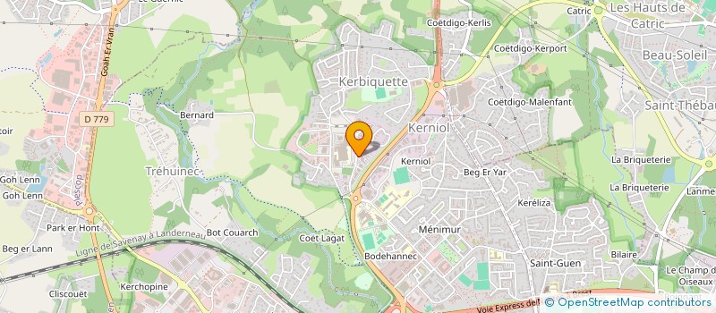 localisation de l'entreprise BRETAGNE ELEVATION à VANNES