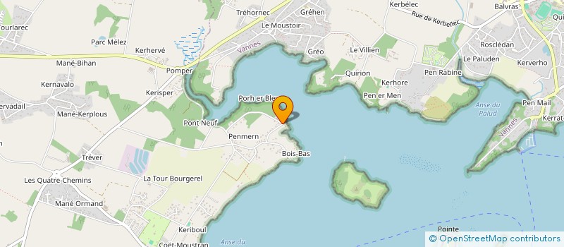 localisation de l'entreprise BRETAGNE EN MARCHE  BADEN