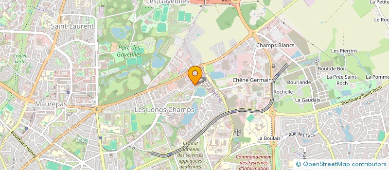 localisation de l'entreprise BRETAGNE EXPO  RENNES