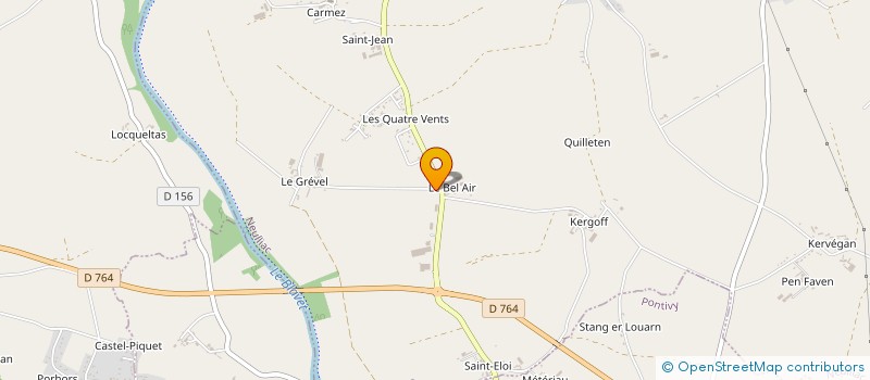 localisation de l'entreprise BRETAGNE EXPORT SAS  NEULLIAC