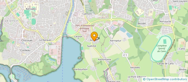 localisation de l'entreprise BRETAGNE IMMOBILIER à VANNES