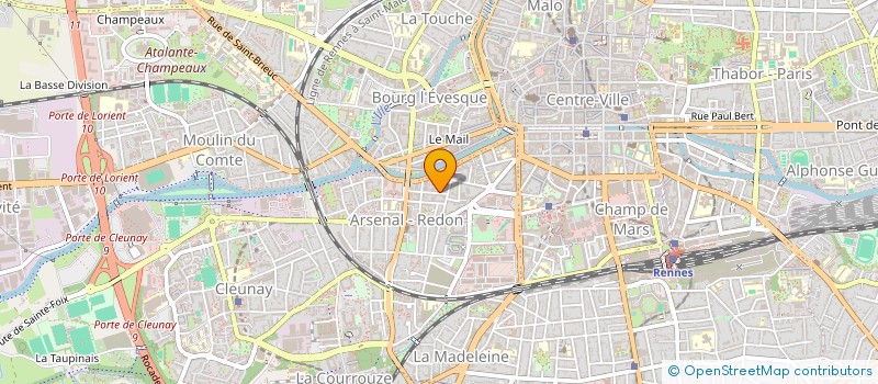 localisation de l'entreprise BRETAGNE IMPORT EXPORT  RENNES