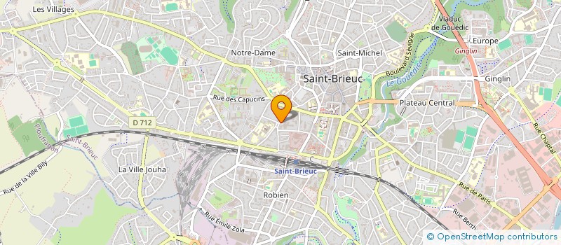 localisation de l'entreprise BRETAGNE INDIGO  SAINT-BRIEUC