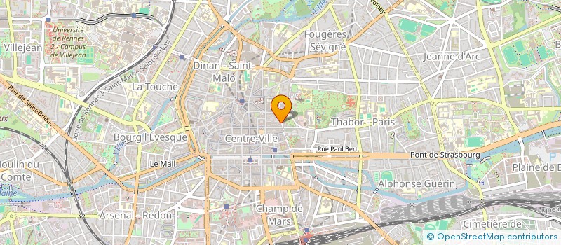 localisation de l'entreprise BRETAGNE INITIATIVES à RENNES