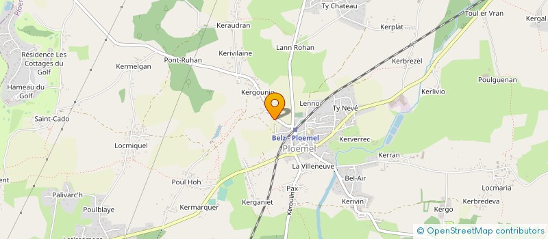 localisation de l'entreprise BRETAGNE INVESTISSEMENT COMMERCES à PLOEMEL