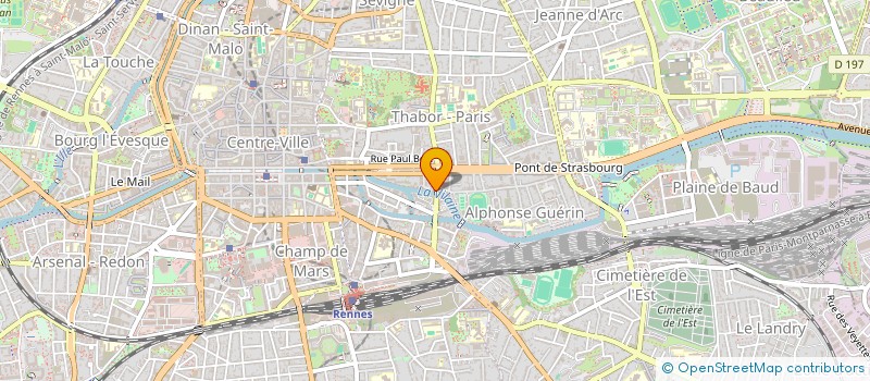 localisation de l'entreprise BRETAGNE KOREAN ASSOCIATION  RENNES