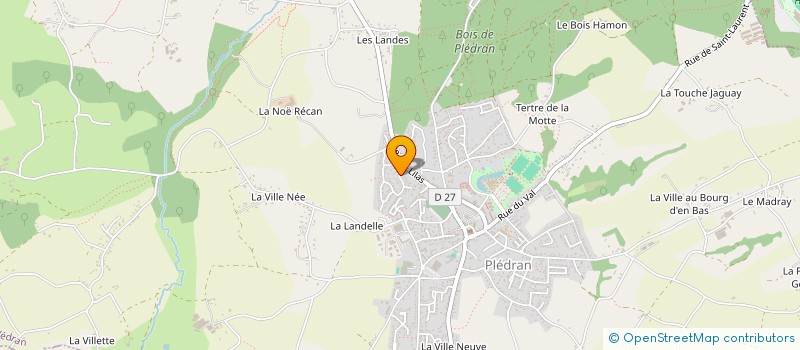 localisation de l'entreprise BRETAGNE LAVERIE à PLEDRAN