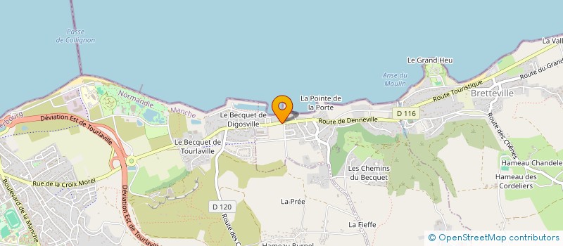 localisation de l'entreprise BRETAGNE - LE CHAPELAIS  DIGOSVILLE