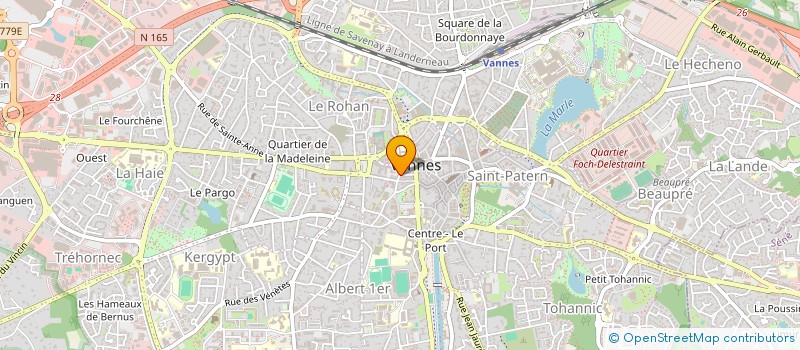 localisation de l'entreprise BRETAGNE LOCATIONS à VANNES