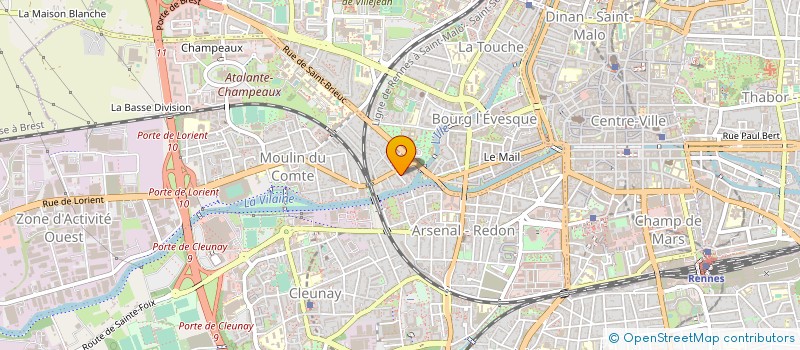 localisation de l'entreprise BRETAGNE MATERIAUX à RENNES