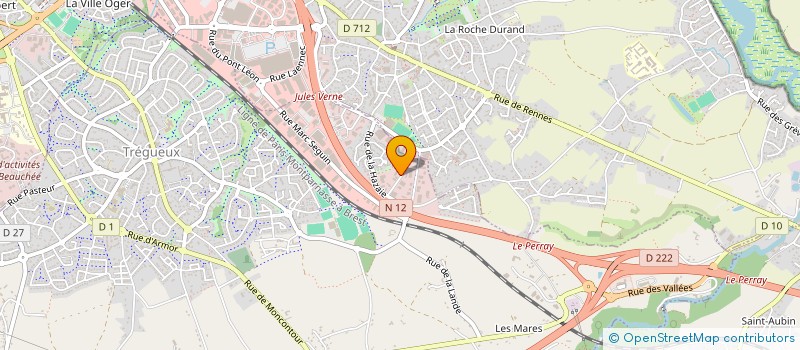 localisation de l'entreprise BRETAGNE MECANIQUE DE PRECISION à TREGUEUX