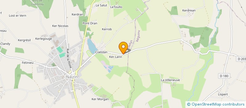 localisation de l'entreprise BRETAGNE METAL DISTRIBUTION  MOREAC