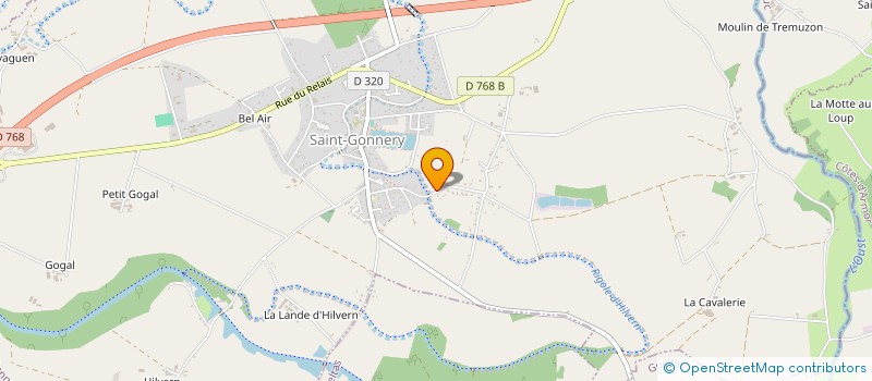 localisation de l'entreprise BRETAGNE MINI PELLE  SAINT-GONNERY