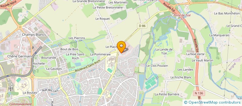 localisation de l'entreprise BRETAGNE MOBILITE GNV 35 à THORIGNE-FOUILLARD
