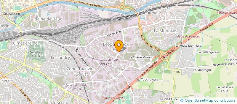 localisation de l'entreprise BRETAGNE MONTAGE  CESSON-SEVIGNE