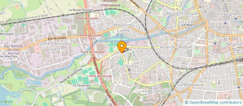 localisation de l'entreprise BRETAGNE MUTATIONS à RENNES