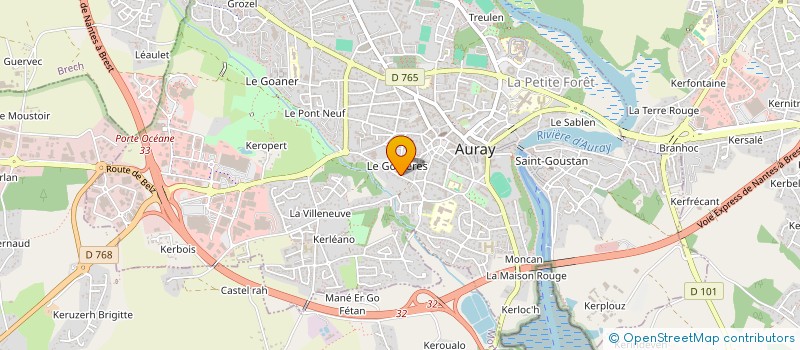 localisation de l'entreprise BRETAGNE ORTHESES à PLOUGOUMELEN