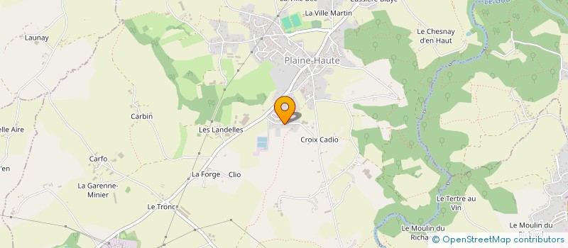 localisation de l'entreprise BRETAGNE OUTDOOR AMENAGEMENT  PLAINE-HAUTE