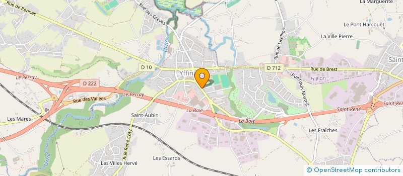 localisation de l'entreprise BRETAGNE OUVERTURES à YFFINIAC