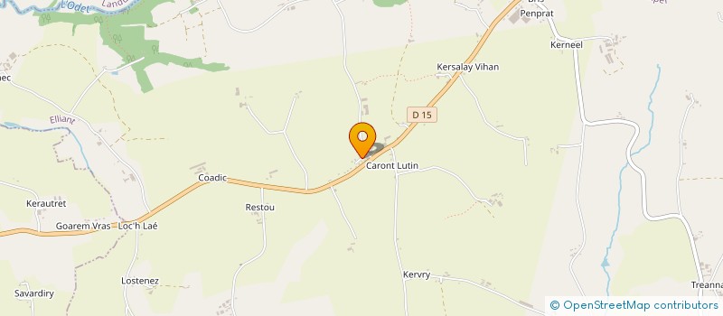 localisation de l'entreprise BRETAGNE PARTICIPATIONS  ELLIANT