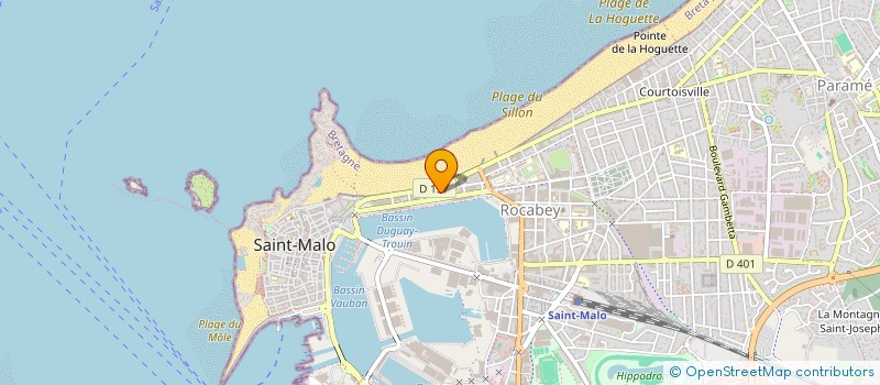 localisation de l'entreprise BRETAGNE PLAISANCE à SAINT-MALO