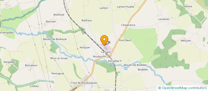 localisation de l'entreprise BRETAGNE PLANTS INNOVATION  HANVEC