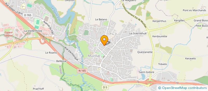 localisation de l'entreprise BRETAGNE PROD DIFFUSION  MUZILLAC