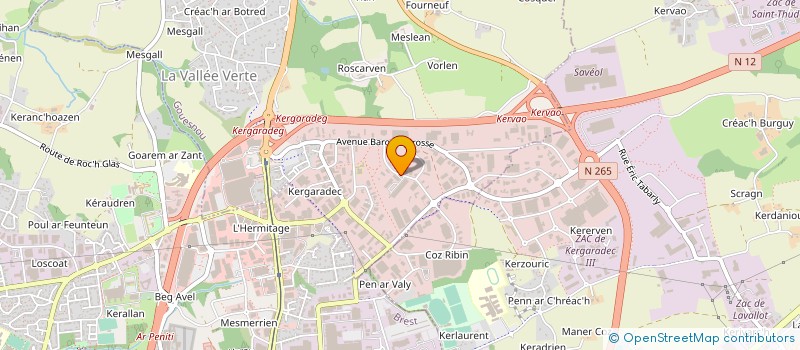 localisation de l'entreprise BRETAGNE PROMOTION CONSTRUCTION à GOUESNOU