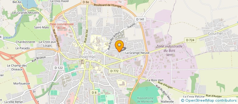 localisation de l'entreprise BRETAGNE RECRUTEMENTS à PLOERMEL