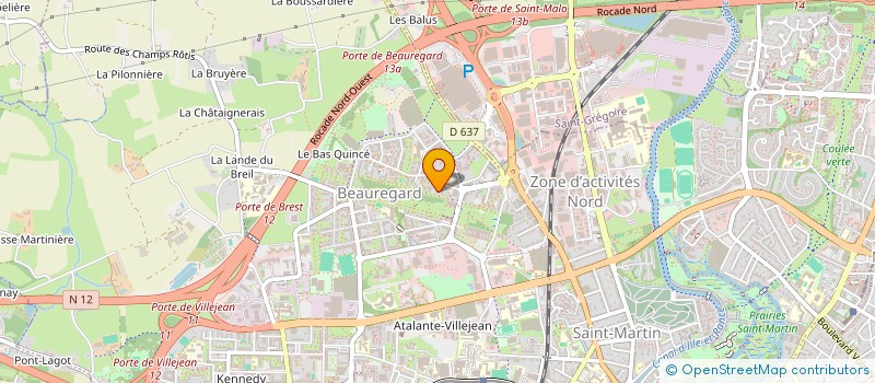 localisation de l'entreprise BRETAGNE REPUBLICAINE FEDERALE LAIQUE  RENNES