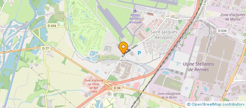 localisation de l'entreprise BRETAGNE SERVICES AERO à SAINT-JACQUES-DE-LA-LANDE