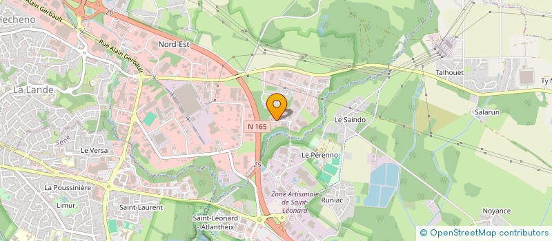localisation de l'entreprise BRETAGNE SERVICES DISTRIBUTION à VANNES