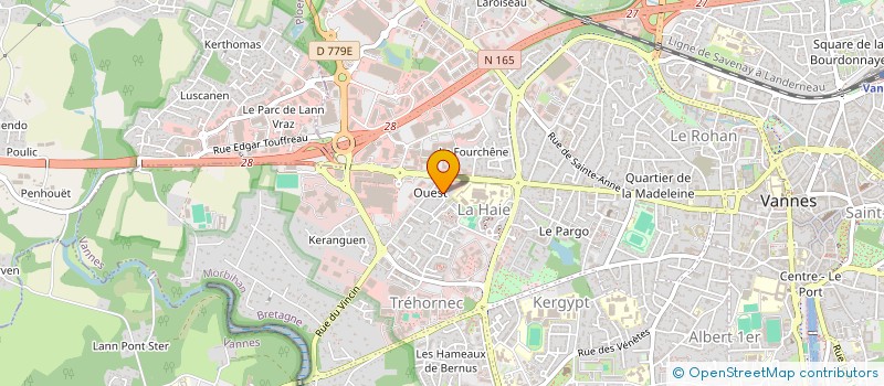 localisation de l'entreprise BRETAGNE SHIATSU à VANNES