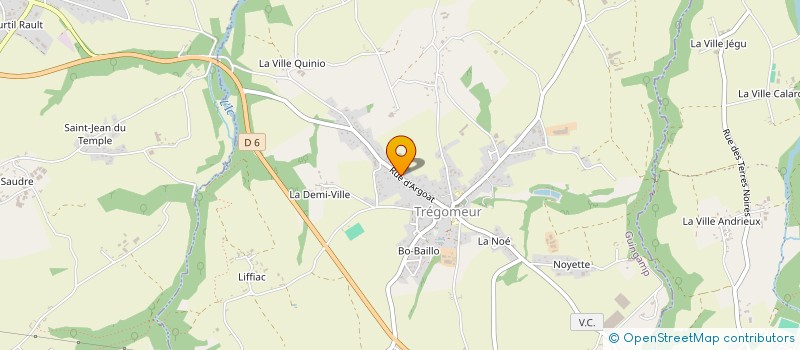 localisation de l'entreprise BRETAGNE SOLIDARITE à TREGOMEUR