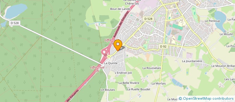 localisation de l'entreprise BRETAGNE SOLS INDUSTRIELS ET DECORATIFS à LIFFRE
