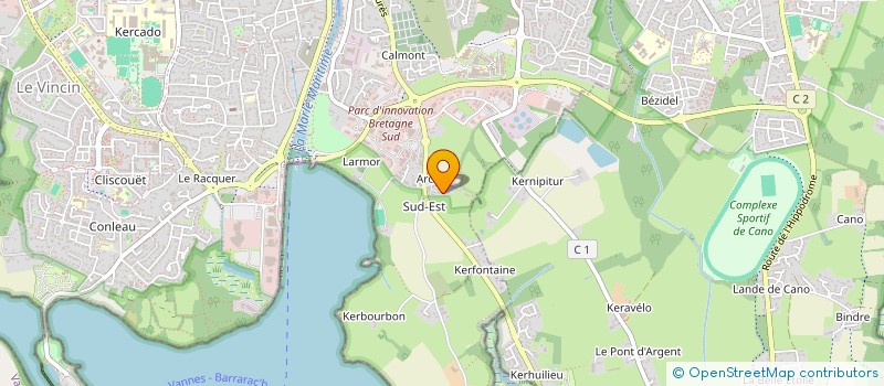 localisation de l'entreprise BRETAGNE SOLU-SUN à VANNES