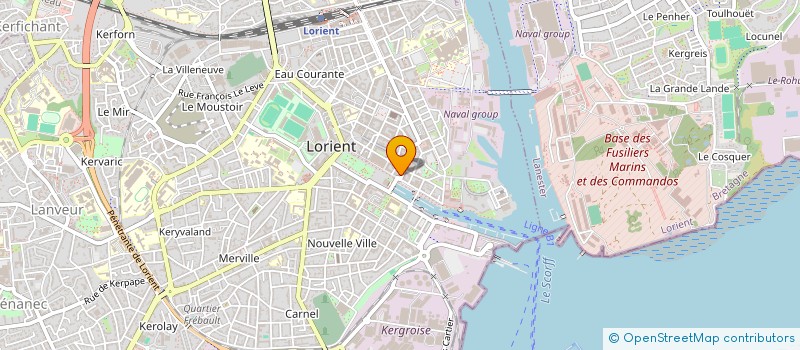localisation de l'entreprise BRETAGNE SOUDURE à LORIENT
