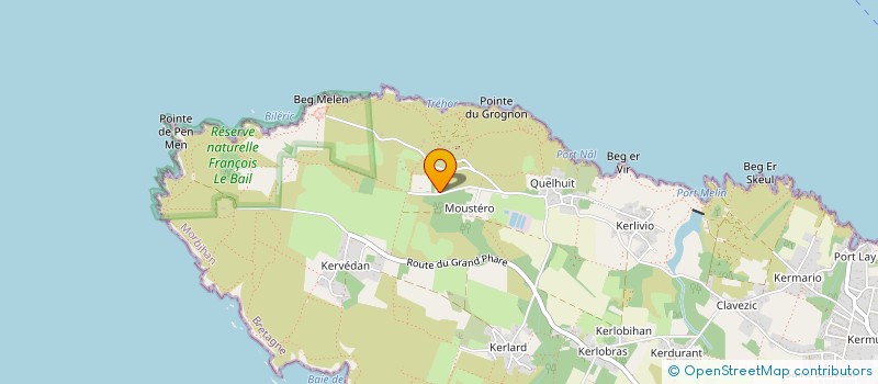 localisation de l'entreprise BRETAGNE SUD BOISSONS à GROIX