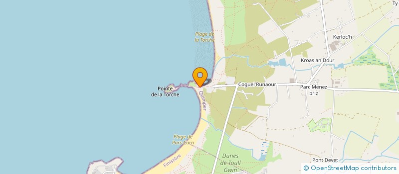 localisation de l'entreprise BRETAGNE SUD CAMPING à PLOMEUR