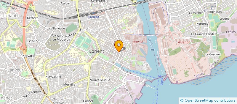 localisation de l'entreprise BRETAGNE SUD CONSTRUCTIONS SNC à LORIENT