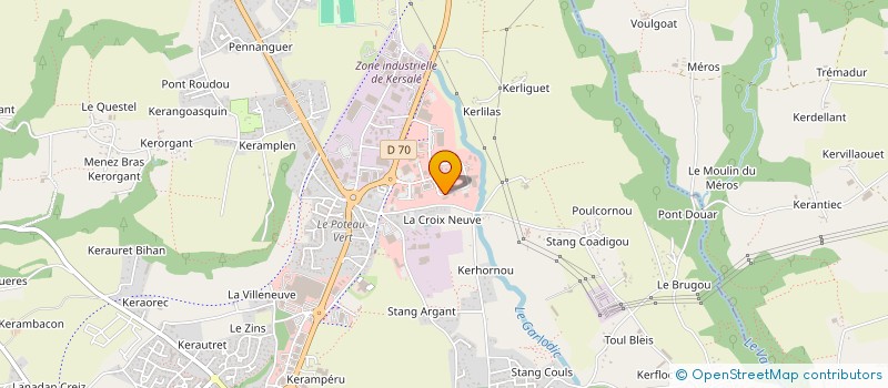 localisation de l'entreprise BRETAGNE SUD ISOLATION à CONCARNEAU