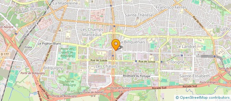 localisation de l'entreprise BRETAGNE TA  RENNES