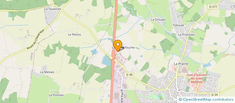 localisation de l'entreprise BRETAGNE TECHNIQUE LEVAGE à GUICHEN