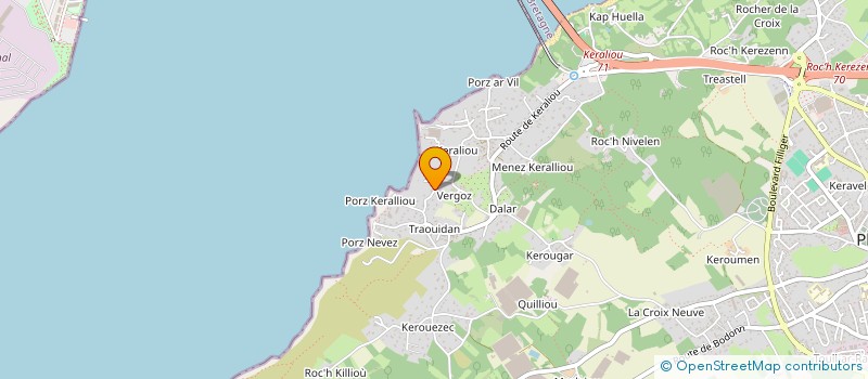 localisation de l'entreprise BRETAGNE TERRE - NEUVE SAUVETEUR  PLOUGASTEL-DAOULAS