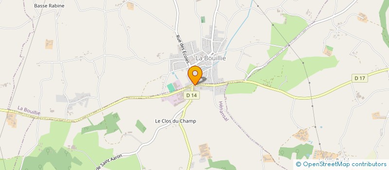 localisation de l'entreprise BRETAGNE TIR SPORTIF (BTS) à LA BOUILLIE