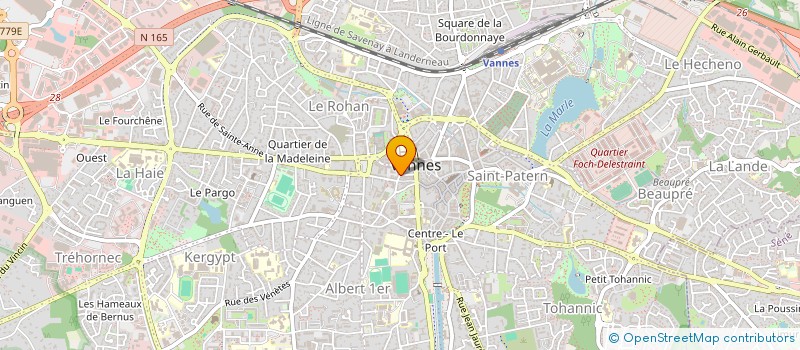 localisation de l'entreprise BRETAGNE TRANSACTIONS à VANNES