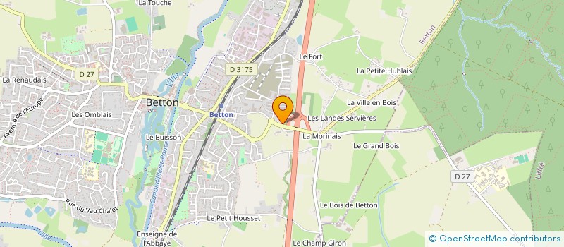 localisation de l'entreprise BRETAGNE TRANSPORT EUROPE  BETTON