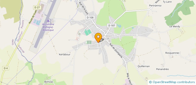 localisation de l'entreprise BRETAGNE ULM  GUISCRIFF